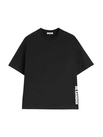 Jil Sander T-Shirt aus Baumwolle mit Rundhalsausschnitt
