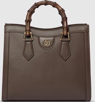 Gucci Diana Medium Tote Bag, Brown, Leather
