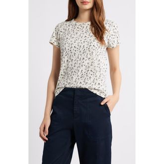 Rag & Bone All Over Stars T-Shirt in Ivory Multi at Nordstrom, Size Xx-Small