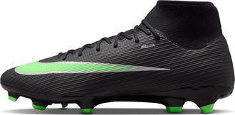 Nike Mens Mercurial Superfly 11 Academy Multi-Ground High-Top Soccer Cleats in Black | IO1485-001