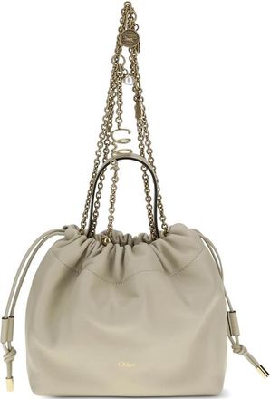 Chlo&eacute; Chain Drawstring Bucket Bag