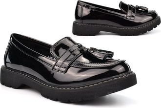 Generic Girls School Shoes Womens Block Heels Size 5 Ladies Formal Shoes Size 8 Work Shoe Girls School Shoe Womens Loafer Ladies Block Heel Loafer Loafers Sli