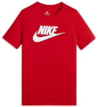 Nike Logo Printed Sportswear T-Shirt Red White DX1986-657