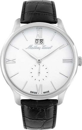 Mathey-Tissot Mens Edmond White Dial Watch