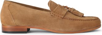Kurt Geiger Mens Suede Reggie 2 Loafers - Tan