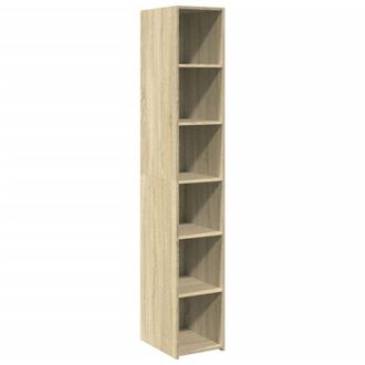 vidaXL Aparador Alto Madera De Ingenier&iacute;a Roble Sonoma 30x41x185 Cm Vidaxl