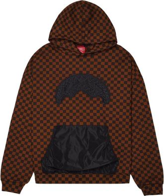 Sprayground Squalo Shark Hoodie - Heren - Hoodies - Bruin - S - Katoen - Hoodies & sweatvesten