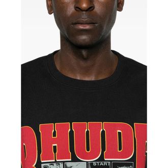 Rhude Graphic Print T-Shirt - Black