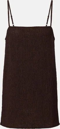 JADE Swim Iris seersucker top