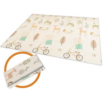 Trade Shop Trade Shop - Tappeto Da Gioco Per Bambini Neonato Xpe Schiuma Pieghevole Portabile 180x200 Cm