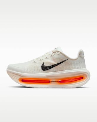 Nike Womens Vomero Premium Shoes In Sail/coconut Milk/total Orange/black