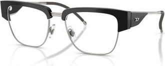 Diesel 55mm Square optical glasses in Black at Nordstrom