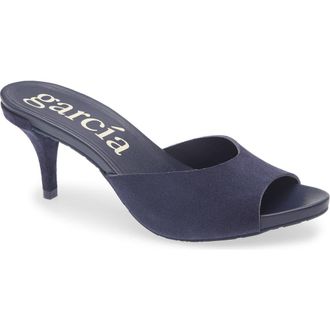 Pedro Garcia Welch Slide Sandal in Ink Castoro at Nordstrom, Size 9Us