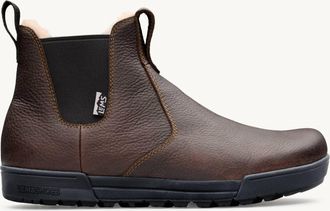 Lems Shoes Womens Tuff Waterproof Chelsea Boot In Dark Roast