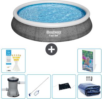 Bestway Piscina Bestway Fast Set Redonda - 396x84 Cm - 7-piezas S235