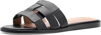 Cole Haan Go-to Ensley Slide Womens Sandals Black Leather : 10.5 B - Medium