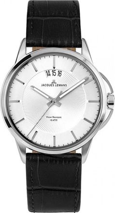 Jacques Lemans 1-1540B Mens Sydney Watch - Silver - One Size