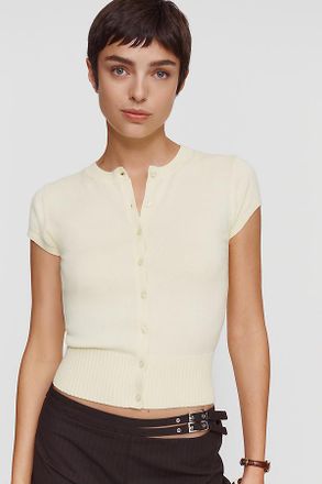 Maeve Coco Short Sleeve Cardigan