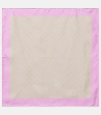 Gucci Sciarpa in twill di seta GG