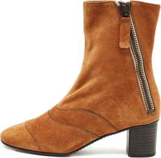 Chlo&eacute; Stivaletti Lexie in pelle scamosciata - Marrone