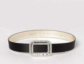 Roger Vivier Cintura Pilgrim Roger Vivier in raso con fibbia gioiello