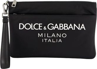 Dolce & Gabbana Heren, Tassen, Zwart, Maat: ONE Size Nylon