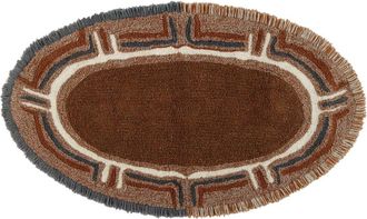 Lorena Canals Alfombra lavable de lana naranja 80x140