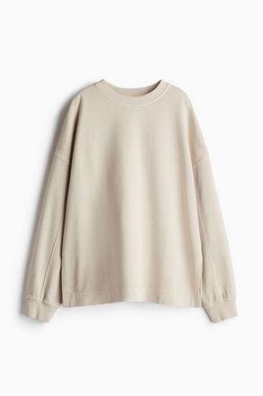 H&M Oversized Sweatshirt - Beige
