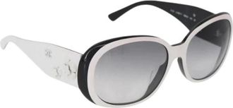 Chanel Pre-owned Accessories, female, White, Size: ONE SIZE Pre-owned Plastic Sunglasses