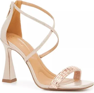 Jessica Simpson Arindel Womens Rose Gold Rhinestone Dress Sandals GAL1930