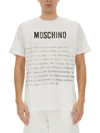 Moschino Message Print T-Shirt