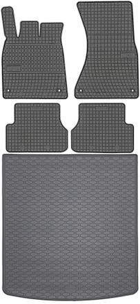 OEM Audi A6 C7 Avant / Kombi De 09.2011 A 08.2018 Set - Alfombrillas De Goma Para Coche + Alfombrilla Para Maletero