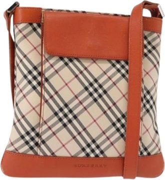 Burberry Pre-owned Canvas Schoudertas - Dames - Vintage Schoudertas - Beige - ONE Size - Vintage