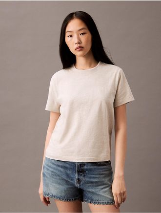 Calvin Klein Jeans Calvin Klein Womens Archive Logo T-Shirt - Neutral - S