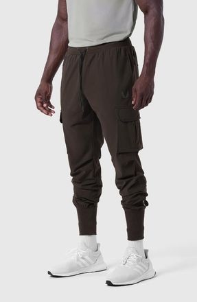 ASRV Tetra-Lite Cargo High Rib Water Repellent Jogger in Dark Earth at Nordstrom, Size X-Small