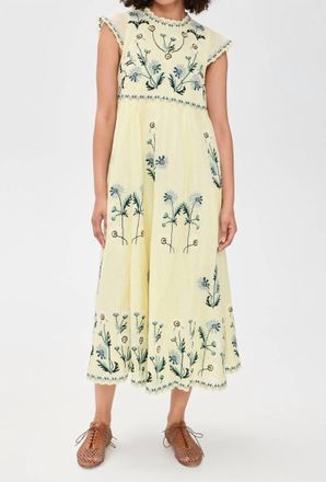 Sea New York Audra Midi Dress In Butter
