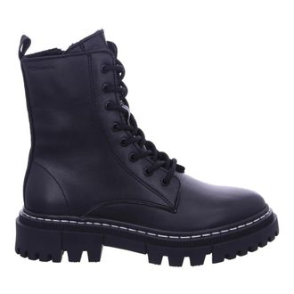 Tamaris 254-00-02486 Veterlaars - Dames - Schoenen - Zwart - Maat: 41 EU Leer