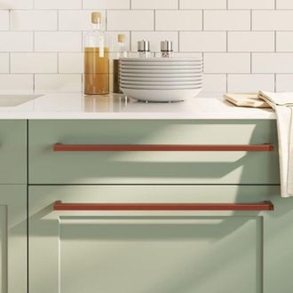 vidaXL Maniglie per Mobili 10 pz Bronzo 480 mm in Acciaio Inox - Vidaxl