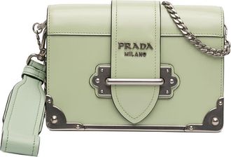Prada Pre-owned Prada Spazzolato Soft Calfskin Cahier Crossbody Ladies SU0XA40PQAIYV0NC