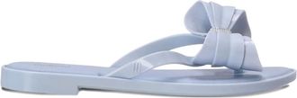 Melissa Slim V teenslippers verfraaid met strik - Blauw