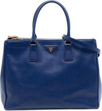 Prada Pre-owned Prada Large Saffiano Lux Galleria Double Zip Tote DMCIOU2FC5OE7BPB