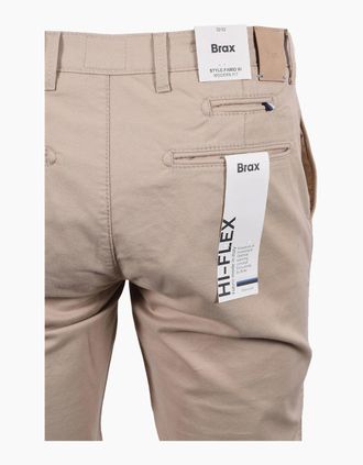 Brax Mens BRAX FABIO CHINO STONE - Cream - Size: 40