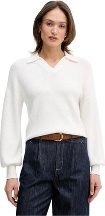 Marc Aurel Truien & Vesten, Dames, Wit, M, Polyester, V-hals Trui