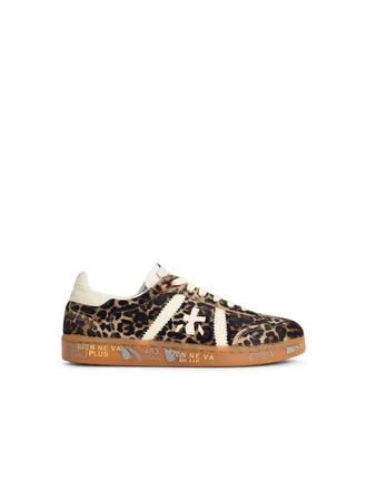 Premiata Sneaker Bonnied aus Animalier-Pony-Haarmischung