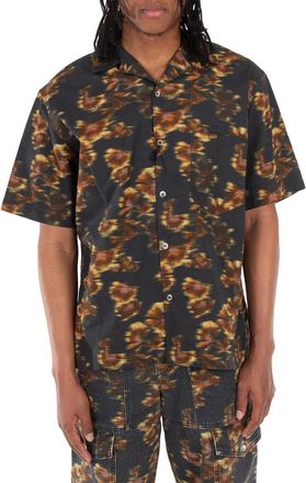 Isabel Marant Mens Black Lazlo Ginkgo Shirt