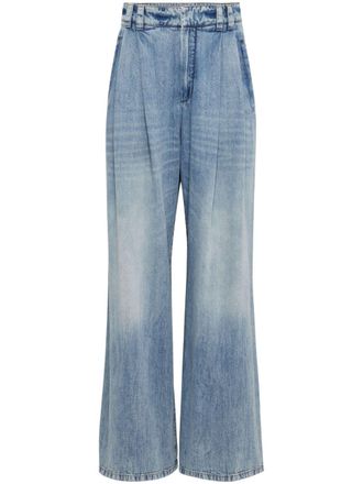 Brunello Cucinelli Jeans met wijde pijpen - Blauw