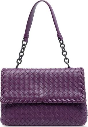 Bottega Veneta Pre-owned Bottega Veneta Small Nappa Intrecciato Olimpia Shoulder Bag TKQJVZIYIK0Z0P2N