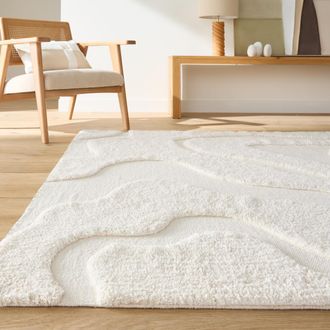 La Redoute Interieurs Tapijt 100% katoen, Limestone