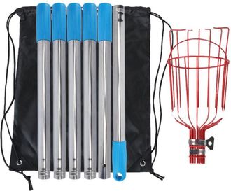 OEM Recolector De Frutas De 2,4 M Con Mango Telesc&oacute;pico Y Cesta De Aluminio Ligera. F&aacute;cil De Montar. Ideal Para &Aacute;rboles Frutales