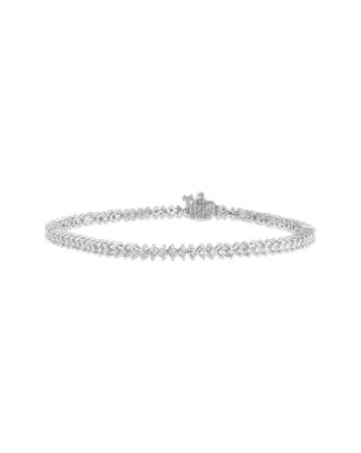 House of Brilliance 14K 2.00 ct. tw. Diamond Link Bracelet